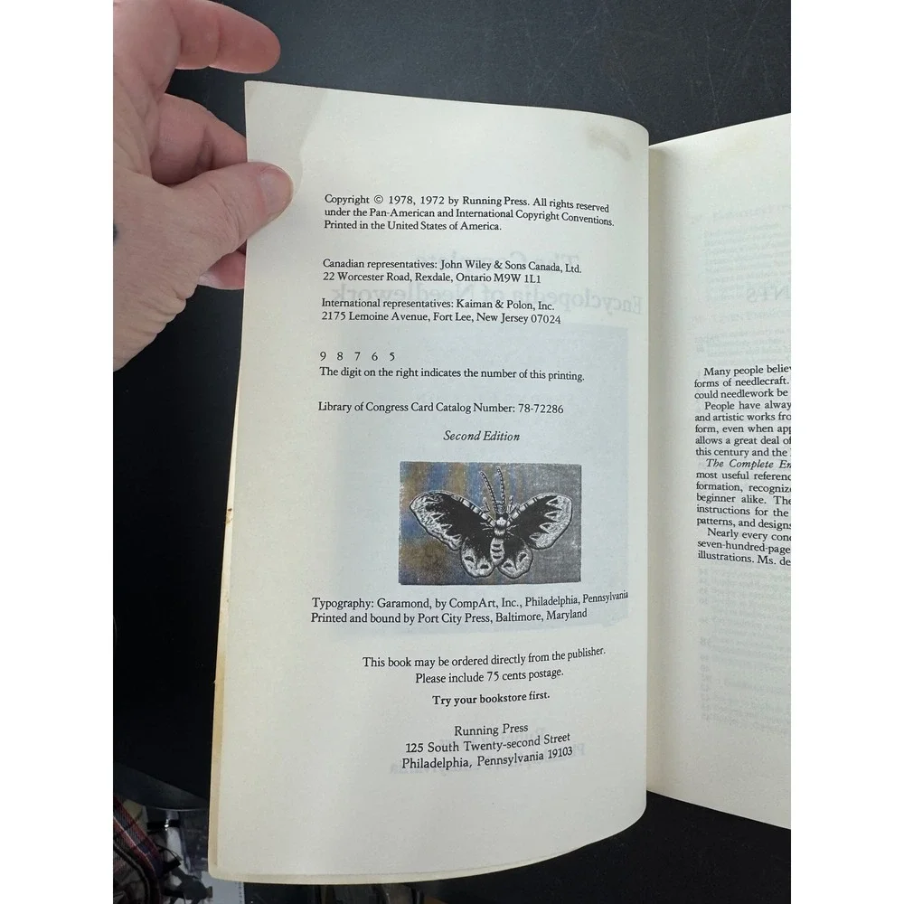 The Complete DMC Encyclopedia of Needlework Therese de Dillmont 2nd Ed 1978 Book
